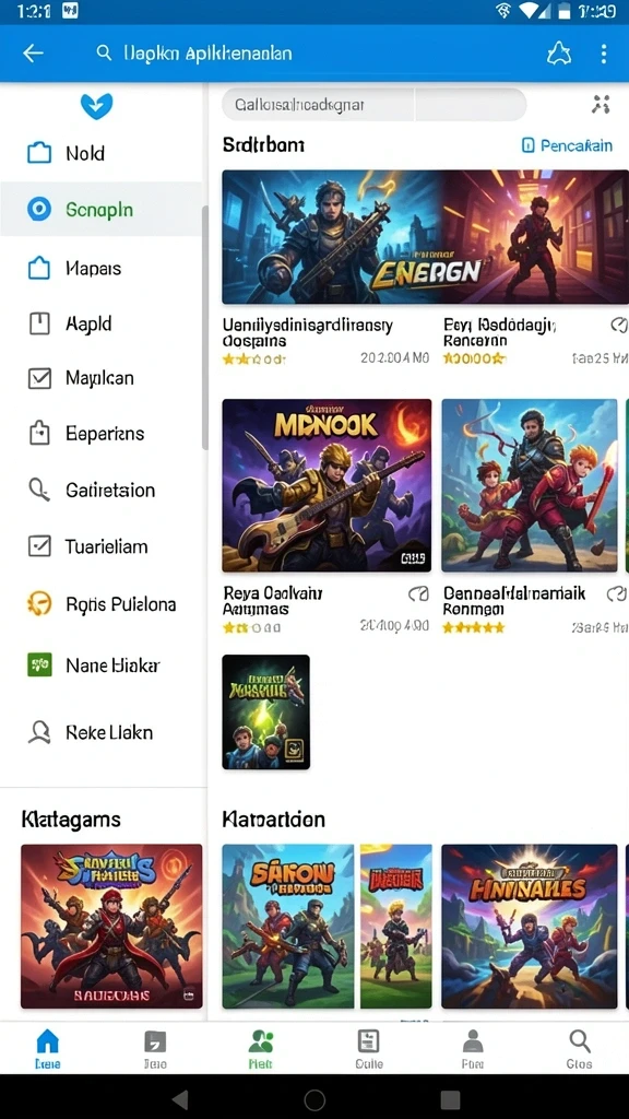 Contoh level yang menantang dalam 7CONE.