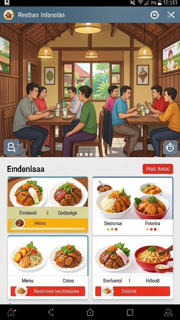 Tampilan utama aplikasi dengan berbagai slot menarik.