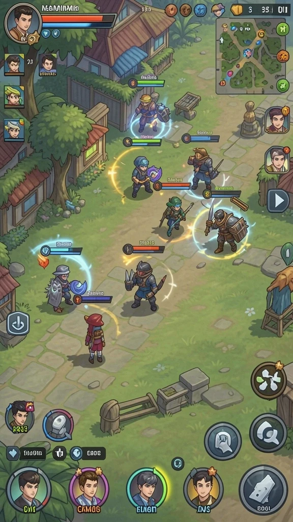 Salah satu fitur multiplayer yang memungkinkan bermain bersama teman.