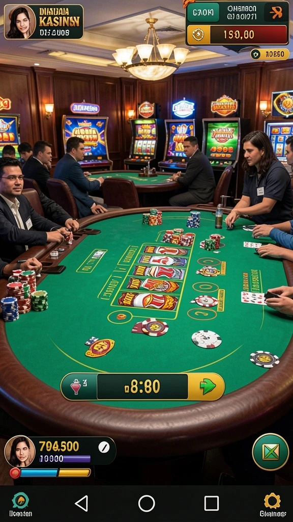 Tampilan permainan slot yang menarik dan memikat.