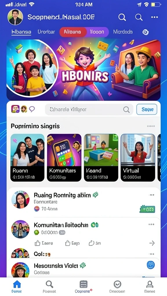 Tampilan antarmuka pengguna yang menarik dan intuitif.
