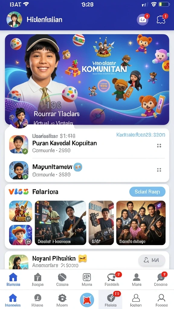 Tampilan antarmuka yang user-friendly dan menarik.