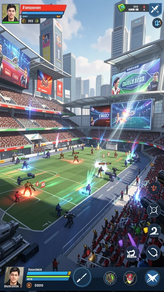 Screenshot menggambarkan fitur multiplayer yang seru.