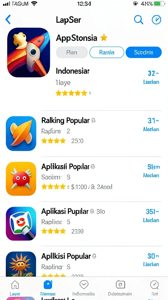 Berbagai karakter menarik untuk dipilih.