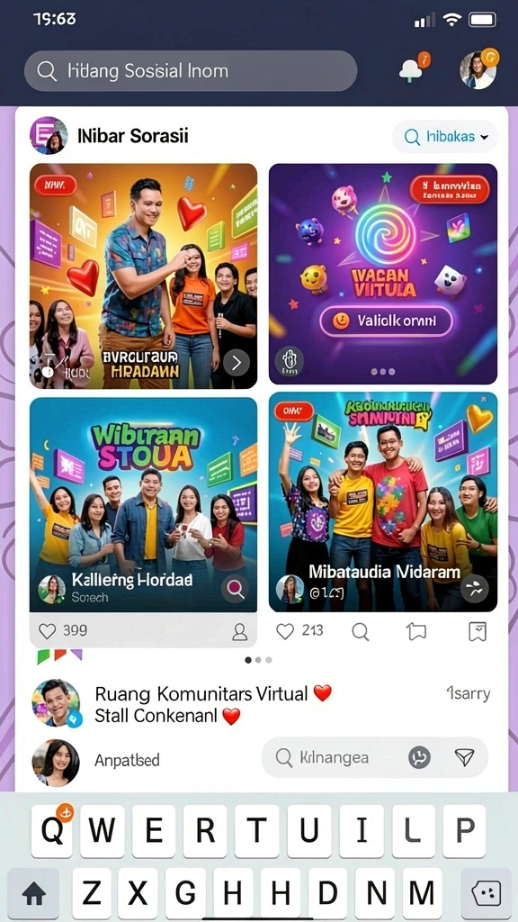 Tampilan awal game yang menarik dan intuitif.