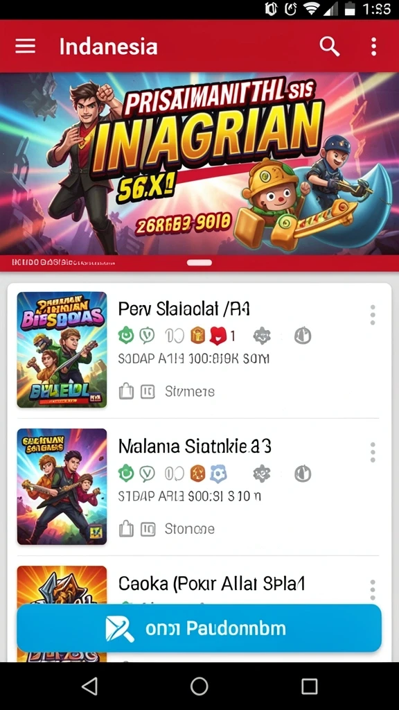 Screenshoot menampilkan tampilan awal permainan EXOTOTO.
