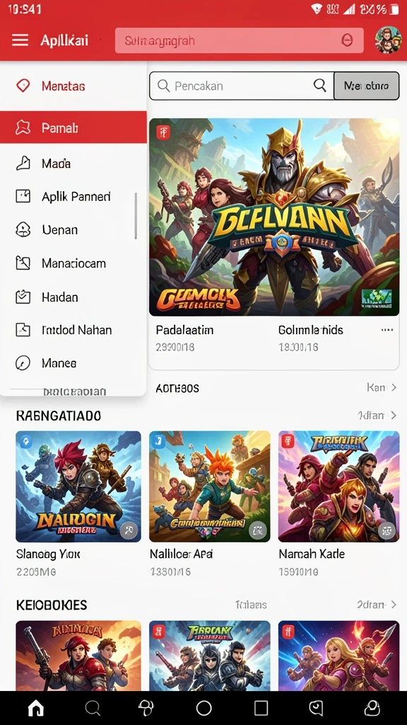 Tampilan grafis yang memukau dan menarik.