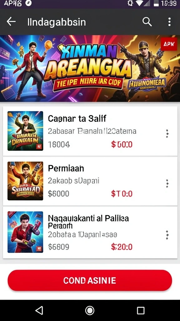 Hadiah menarik untuk pemain yang aktif berpartisipasi.
