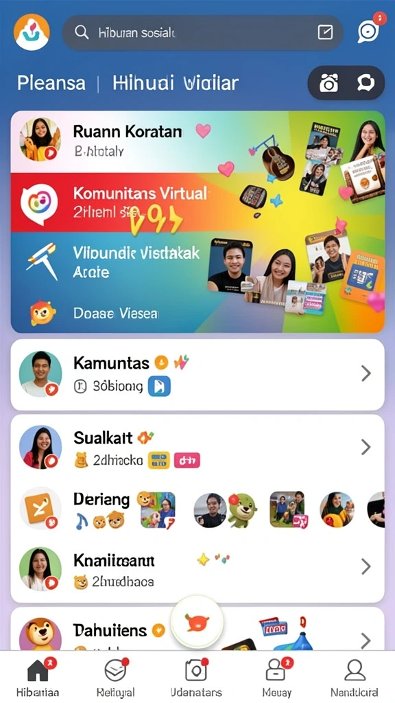 Tampilan layar awal MAINDUIT yang menarik.