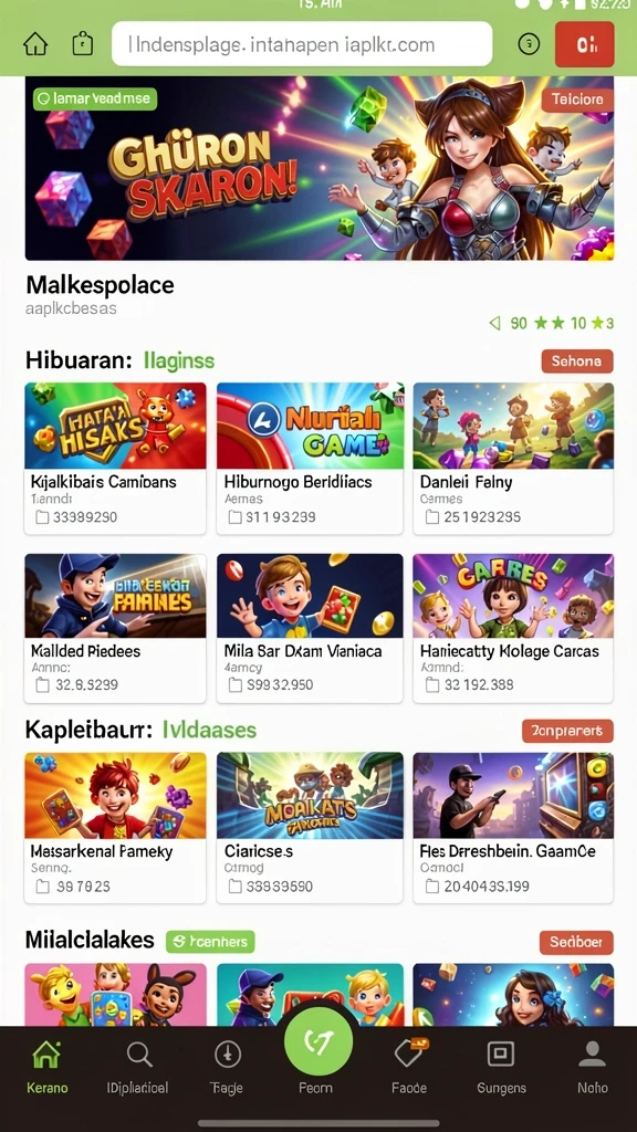 Tampilan antarmuka yang ramah pengguna dan modern.