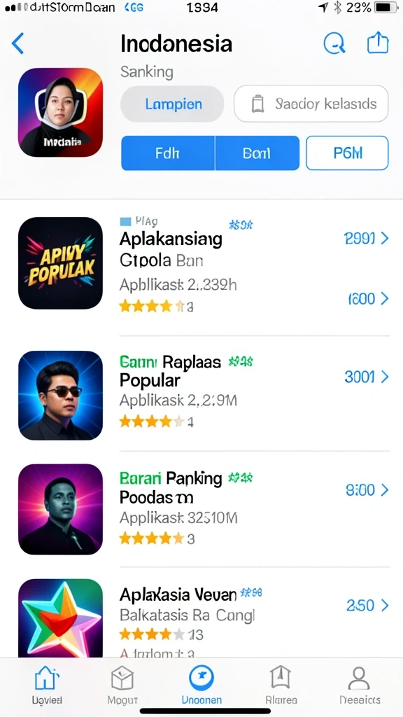 Tampilan antarmuka yang menarik dan mudah digunakan.