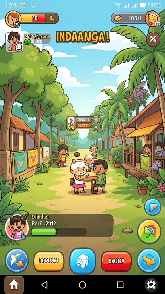 Karakter-karakter unik yang dapat dipilih.