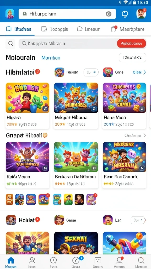Tampilan antarmuka yang modern dan menarik.