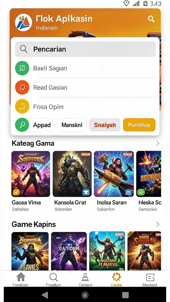 Grafis yang menarik dan detail.