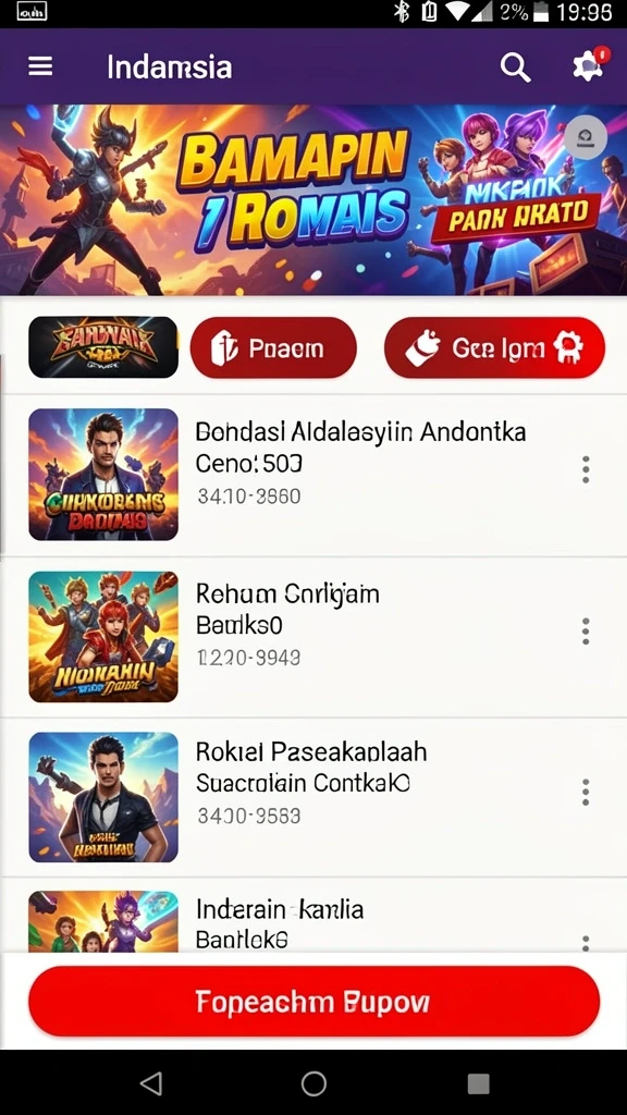 Tampilan antarmuka yang ramah pengguna.