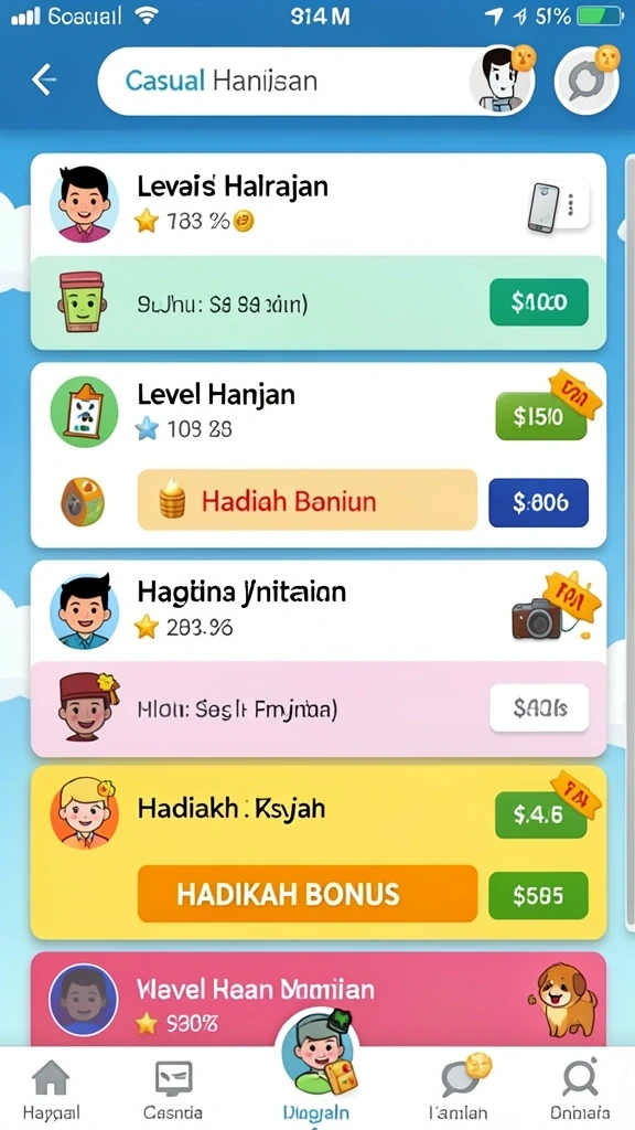 Level baru yang penuh tantangan dan keseruan.