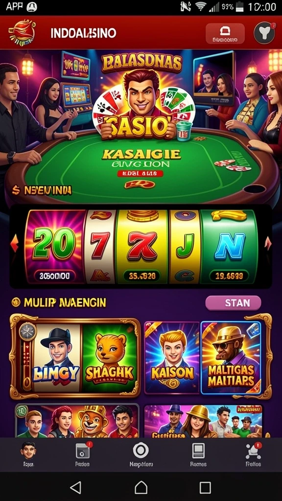 Tampilan utama game RUBAH4D dengan karakter yang menarik.