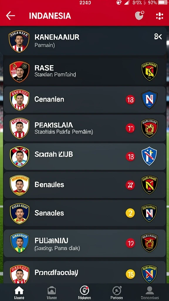 Screen 1 menampilkan grafik yang memukau.