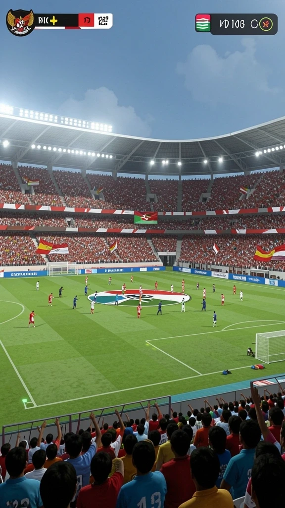 Tampilan grafis yang memukau dalam gameplay.