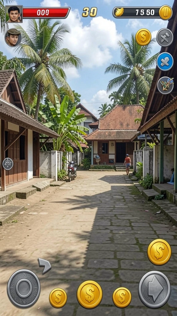 Grafis yang memukau dan penuh warna.