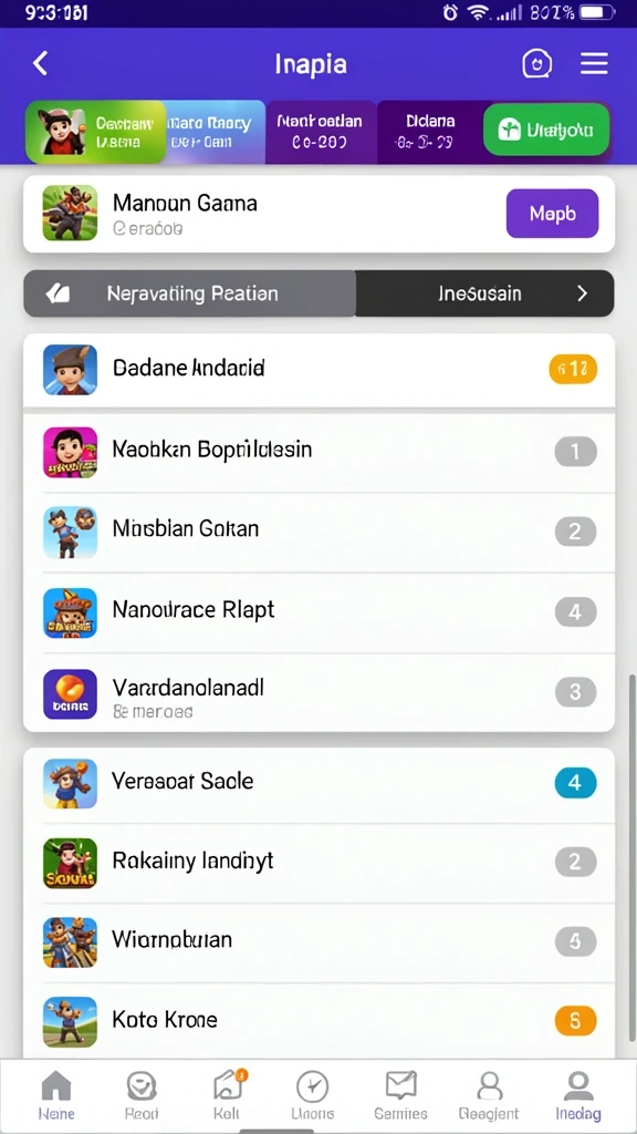 Pemain beraksi di level yang menantang dan seru.