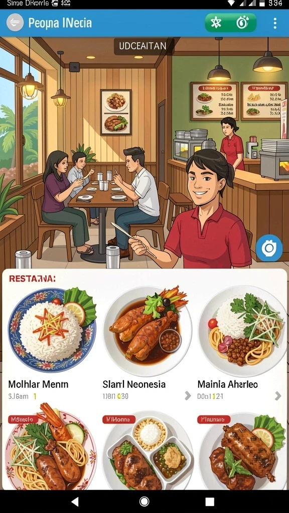 Desain karakter yang unik dan lucu.