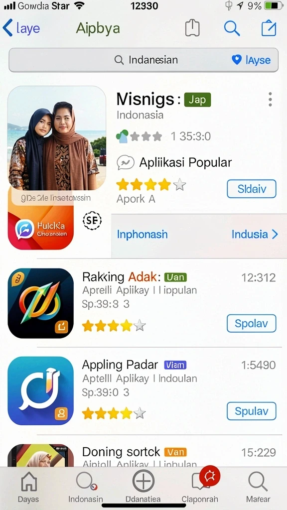 Tampilan antarmuka pengguna yang sederhana dan intuitif.